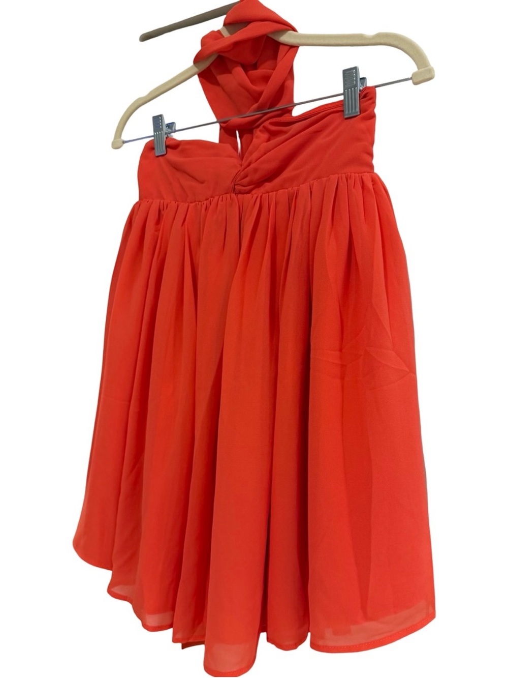 Peppermayo Saturn Mini Dress Coral 4 NWT - Picture 9 of 11